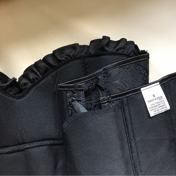 Jacquard Tight-fitting Bustier (S) - Picture 6 of 9